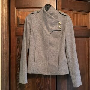 Lauren Moffatt grey wool jacket S